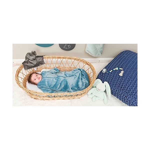 Nattou Kuscheltier Hase Lapidou, Wegbegleiter ab der Geburt, 36 cm, Mintgrün – Bild 6