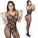 Fishnet Babydoll For Sex, Leyorie Women Lace Sexy Lingerie Bodystocking(Black, One Size)