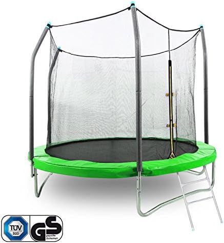 Dozenla 12FT TUV Approved Trampoline With Safety Enclosure Pad Ladder and Basketball Hoop and Rain Cover(US STOCK)