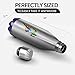 LLL-LIVE.LONG.LIFE Stainless Steel Water Bottle -Thermos Vacuum Insulated Triple-Wall,Ice Cold 40 Hours! New Technology - 17 Ounce with Leak Resistant,Multicolored