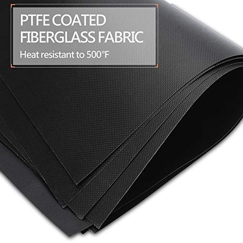 TRUSBER Gas Stove Burner Covers, 0.2 mm Double Thickness Gas Range Protectors, Reusable Stovetop Burner Liner Covers, Non-Stick, FDA approved, Easy Clean Cover Mat Pad (Pack of 4) - Thumbnail 2