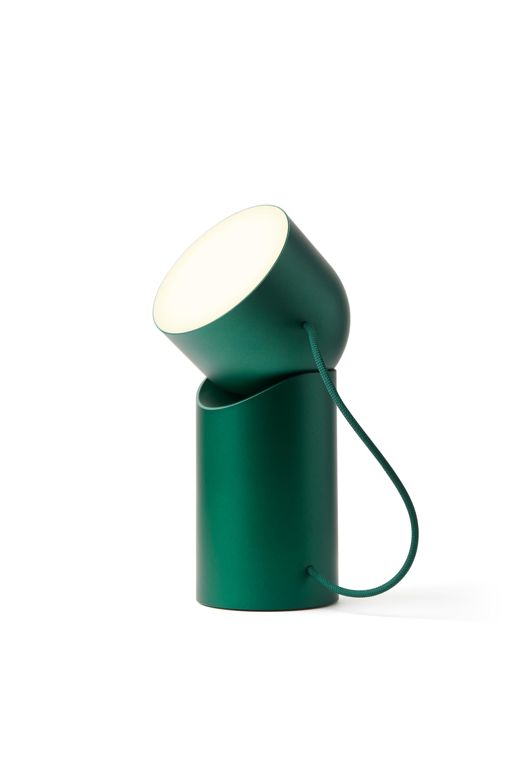 Lexon ORBE Table Lamp with Detachable Magnetic Head - Cordless & Rechargeable LED Lamp for Bedroom, Office & Outdoor - Dark Green