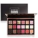 Focallure Beauty 18 Colors Metallic Rose Gold Eyeshadow Palette Dual use for Face and Eyes (01)
