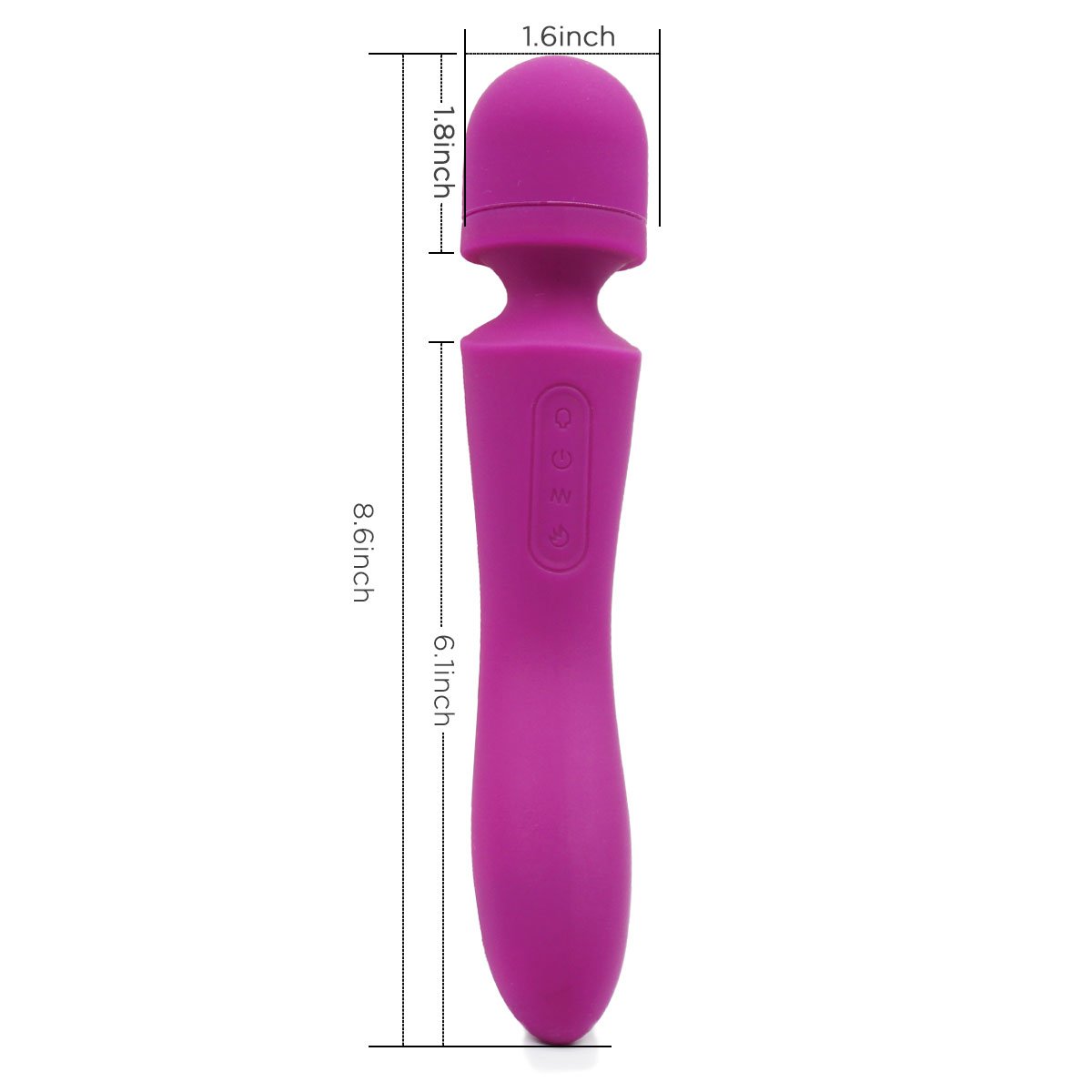Wireless Handheld Full Body Electric Wand Massager by TIANYI | Waterproof Electric Massage Made with Skin Soft Silicone | (CC)