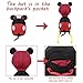 Accmor Toddler Harness Backpack Reins, Cute Anti-Lost Baby Backpack Leash, Mini Child Safety Harness Backpack with Hat for Boys Girls, Lightweight & Breathable