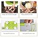 Cambom Manual Apple Peeler – Suction Non Slip Counter Grips - Automatic Hand Crank - 2 Replaceable Stainless Steel Blades with Protect Cover