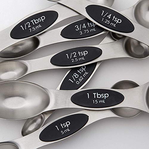 Emoly Measuring Spoons Set, Stainless Steel, UpgradedTeaspoon