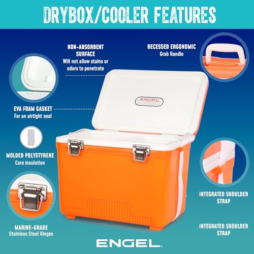 ENGEL UC30 30qt Leak-Proof, Air Tight, Drybox Cooler and Hard
