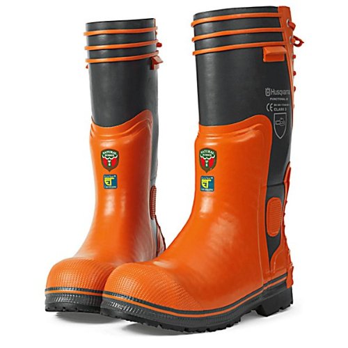 Husqvarna 505673445 Rubber Logging Boots, U.S. Size 11-1/2