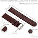 VIMVIP 20mm Genuine Leather Watch Band Strap for Moto 360 2nd Gen 42mm Samsung Gear S2 Classic (Brown)