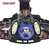Headlight,LandFox 15000Lm XML T6 LED Headlamp Rechargeable Headlight Head Torch Light Lamp