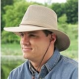 Henschel Breezer Hat with CoolMax Band, Khaki, XL