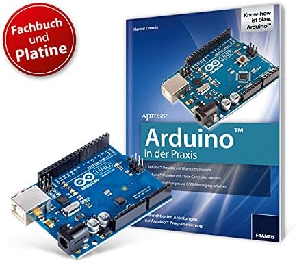 Franzis Verlag Arduino in der Praxis & Original Arduino-Uno-Platine - books (DEU) Paperback