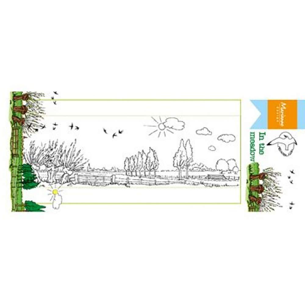 Marianne Design Hetty's in The Meadow Clear Stamp Set, Synthetic Material, 18.6 x 7.9 x 0.4 cm