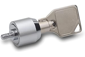 JAGTRADE Computer Case Screw Styles Lock Desktop Computer Hosting Chassis Lock PC Management Lock Anti-Theft Lock with Keys