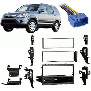 Amazon.com: Fits Honda CRV 1999-2006 Double DIN ... boss radio bv9364b wiring harness 