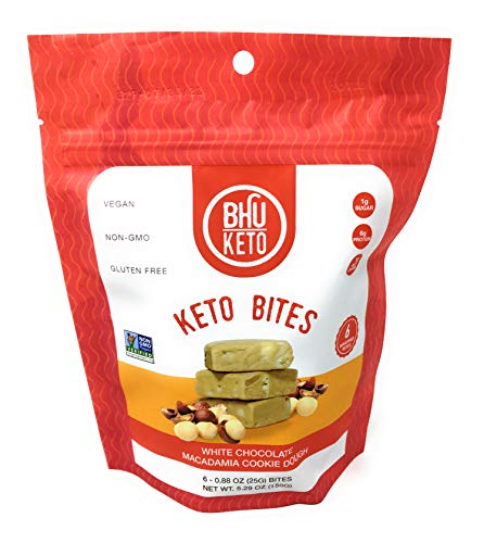 BHU Foods, Cookies Keto White Chocolate Chip Macadamia Nut, 5.3 Ounce