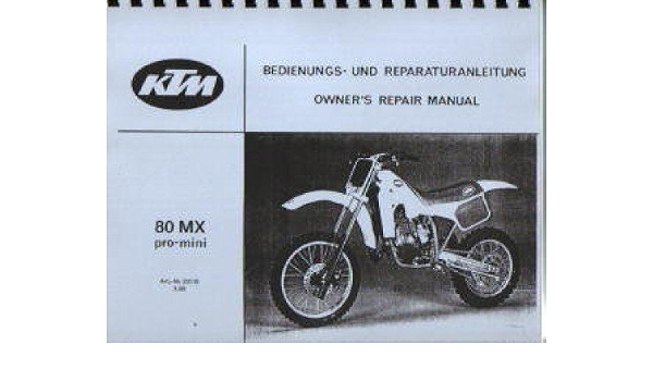 320115 1985-1986 KTM 80 MX Pro Mini 