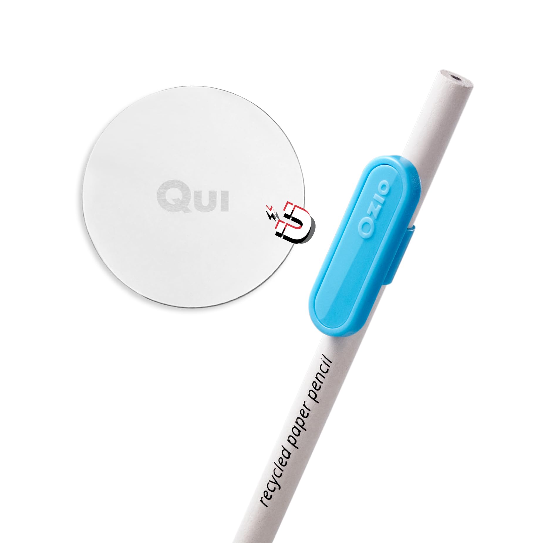 Ozio Magnetic Pen Holder, Refrigerator Pen Holder, Pencil Holder Clip with Magnet, Desk Gadgets, Office Accessories, Blue — image 1