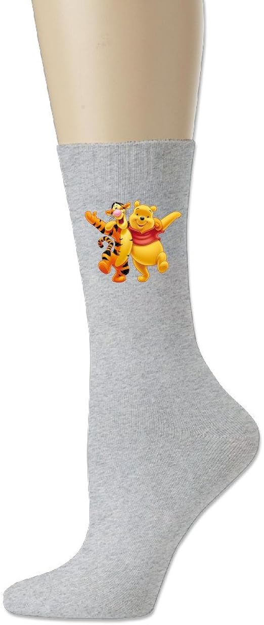 Asenra Winnie The Pooh Tigger Athletic Crew Socks Ash at Amazon Men’s
