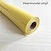 guangyintong Heat Transfer Vinyl Roll for T-Shirts 12 Inch by 12 Feet No Adhesive Matte (Yellow A3)