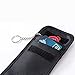 Newseego RFID Key Fob Protector Bag, Car Key Fob Pouch Fob Blocker Protector Signal Blocking Bag Pocket, Block Signal Security Keyless Entry Key Fobs, Car Keys, Rf Anti-Hacking -Black