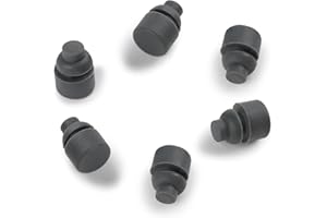 KOOC Rubber 6-Leg Set for 5QT, 7QT, and 8.5QT Slow Cookers - Black or Gray (Random Shipping)