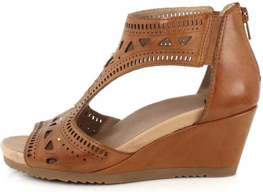earth barbuda wedge sandal
