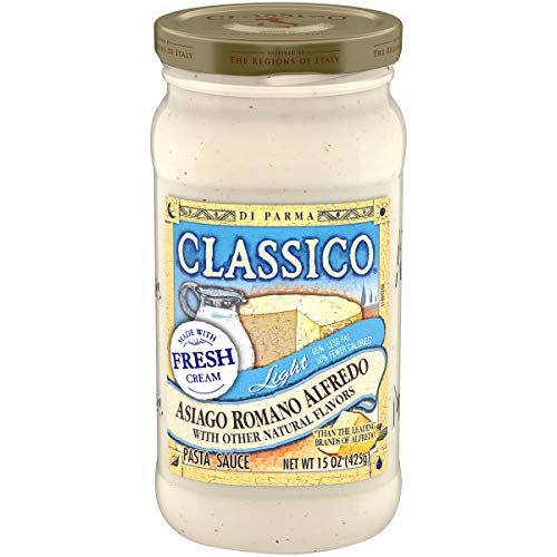 Classico Pasta Sauce Asiago Romano Alfredo (15 oz Jar)