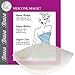 Braza Silicone Dolly Super Wedge Push Up Bra Inserts, clear, one size