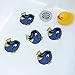 SlipX Solutions Adhesive Bath Treads: Tang Fish Tub Tattoos Add Non-Slip Traction to Tubs, Showers & Other Slippery Spots (Kid Friendly, 5 Count, Reliable Grip)