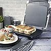 Breville Sandwich/Panini Press & Toastie Maker | 4-Slice | Non-stick-coated aluminium plates | Stainless Steel [VST026]