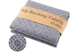 BESGEER 80" * 80" Rug-Backing-Antislip-Tufting-Cloth, 2mm Thick (More Wear-Resistant & Tear-Resistant & Durable), Perfect for Carpets Rug Tufting Gun Cushion Punch Needle Rug