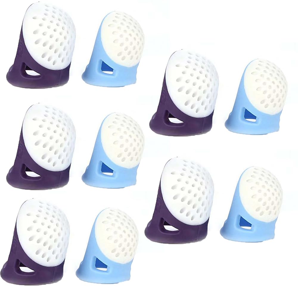 Thumb Guard Finger Protectors Sewing Thimble for Sewing Knitting Quilting Poke A Dot Book Cross Stitch (10)