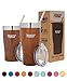 Healthy Human Insulated Stainless Steel Tumbler Cruisers - Travel Cup with Lid & Straw - Vacuum Double Walled Thermos - Idea for Coffee, Tea & Water 32 oz. Harvest Maple