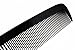 Ajax Unbreakable Hair Combs Super Flexible Pocket Sized - Proudly Made in the USA (Pack of 6)