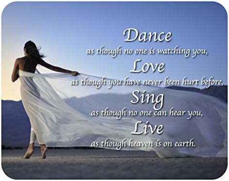Dance as though no one is watching you… 14x11 in. decorative wood sign