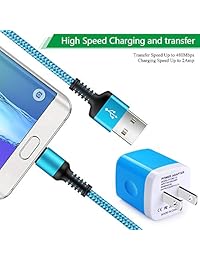 NINIBER Cargador Micro USB Android, cable de alimentación de alta velocidad, cable de carga duradero, repuesto para Samsung Galaxy S6 S7 Edge Note 5 LG stylo 3 G4 G3 K20 K30 Moto G5