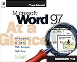 Microsoft Word 97 at a Glance (At a Glance (Microsoft)) by Jerry Joyce, Marianne Moon