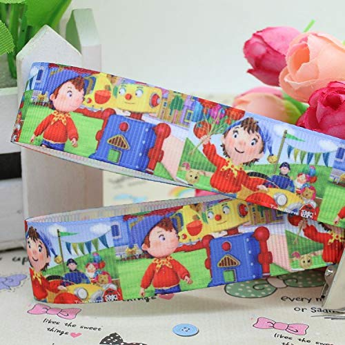 ASTONISH 7/839;39; Noddy Printed Grosgrain Ribbon hairbow DIY Party Decoration Wholesale 22mm P2499