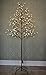 PatioBuddy Christmas Cherry Blossom Tree Lights with Flexible Branches,6 Feet 208 LED Lights,Warm White,Ideal for Christmas, Holiday, Home, Party, Wedding