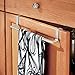 mDesign Over-the-Cabinet Kitchen Dish Towel Bar Holder - 14