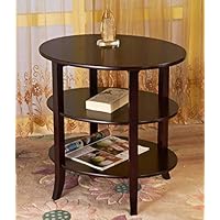 Amazing Buys - 3 Tier Oval End Table/Side Table in A Cherry Finish