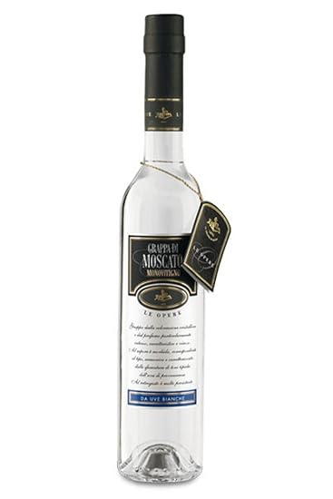 Le Opere Grappa di Moscato 40 % Vol. 0,5 l (40%) (0,50 l) (0,50 l)