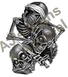 See No Evil Speak No Evil Hear No Evil Skulls