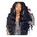 Dolago Lace Front Wigs Human Hair 250% Density Body Wave for Black Women Glueless 100% Human Hair Wigs Brazilian Virgin Lace Frontal Wig Bleached Konts Pre Plucked with Baby Hair Natural Color 16inch
