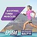 Epsoak Epsom Salt 6 lb. Magnesium Sulfate USP. (Qty. 3 x 2lb. Bag), Lavender Sleep Formula, Resealable Epsom Salt Bag, Made in The USA, Cruelty-Free Certified