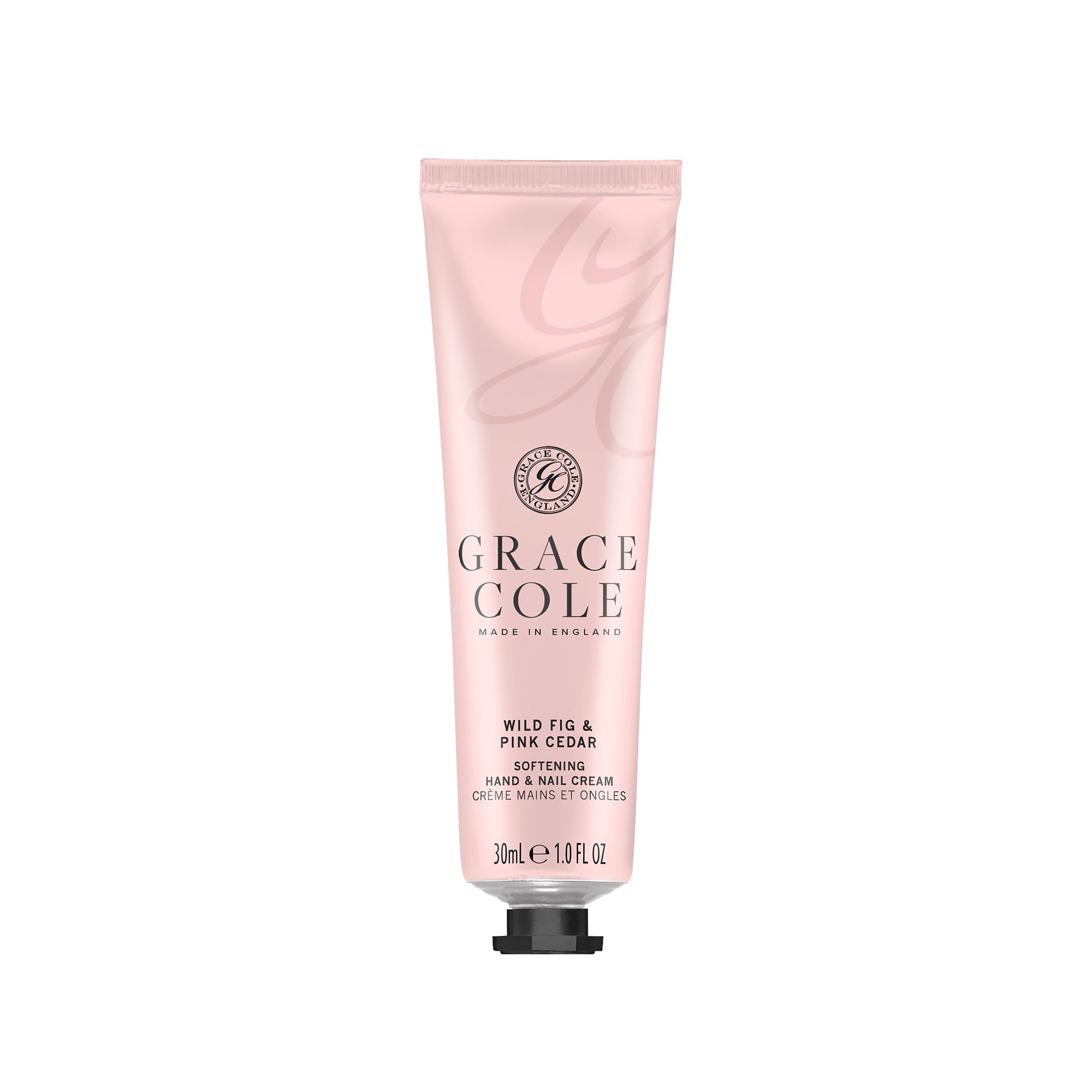 Grace Cole Wild Fig & Pink Cedar Fragrance - Moisturising Hand and Nail Cream 30ml - Essential Oils - Vegan and Cruelty Free, No SLS or Parabens - Made In England — image 1