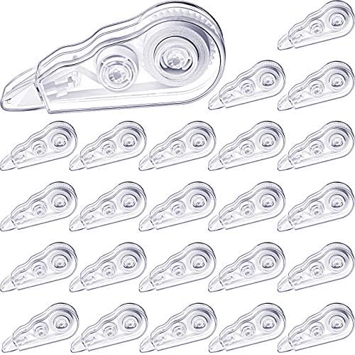 24 Items Correction Tape White Correction Tape Eraser Mini Correction Tape Simple to Use Applicator for Immediate Correction, Correction Writing Tape for College students College Stationery Workplace Provides