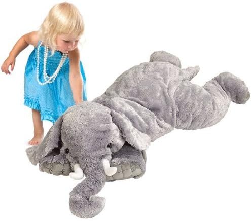 Cute Jumbo Stuffed Pet Elephant by JooJoo